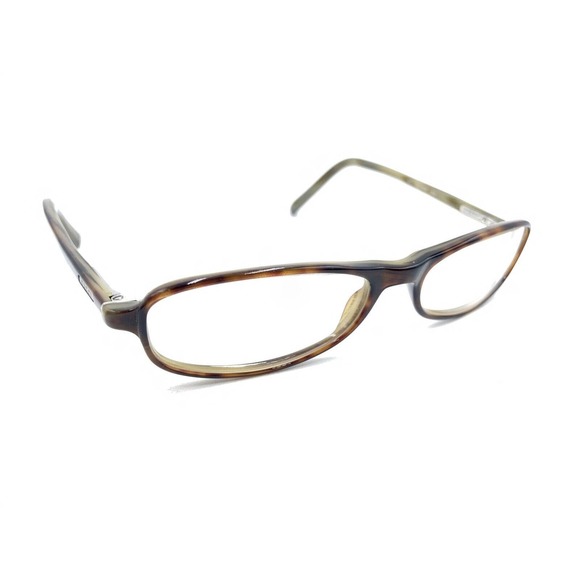 Gucci GG1416 5U2 Brown Tortoise Slim Rectangle Eyeglasses Frames 52-16 135 Italy - Picture 1 of 12
